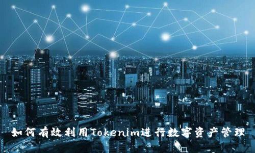 如何有效利用Tokenim进行数字资产管理